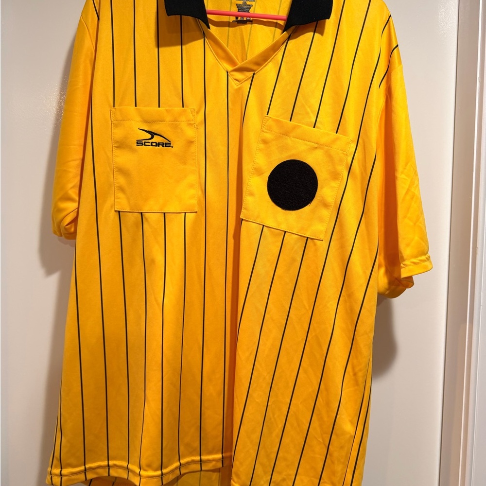Score Yellow Striped Men's Jersey